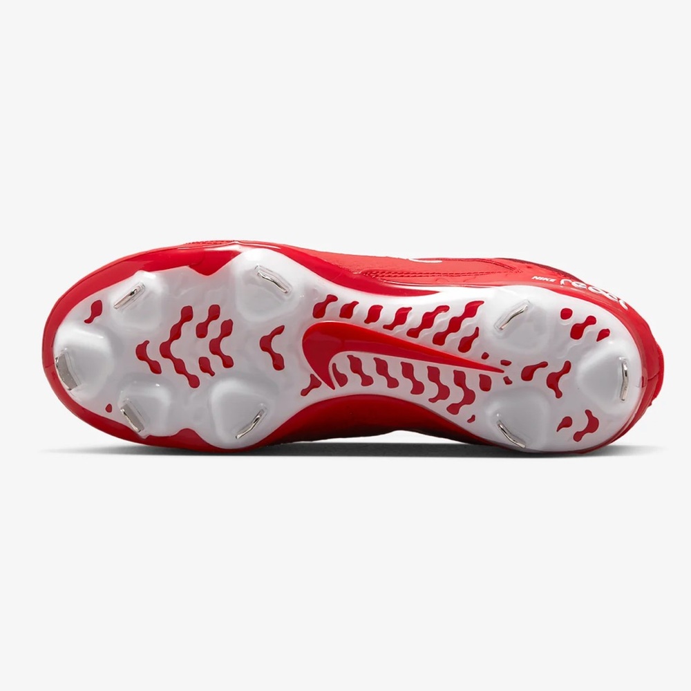 NEW Nike Women’s Hyperdiamond 4 Elite Softball Cleats Red Size 11.5 - Picture 5 of 14
